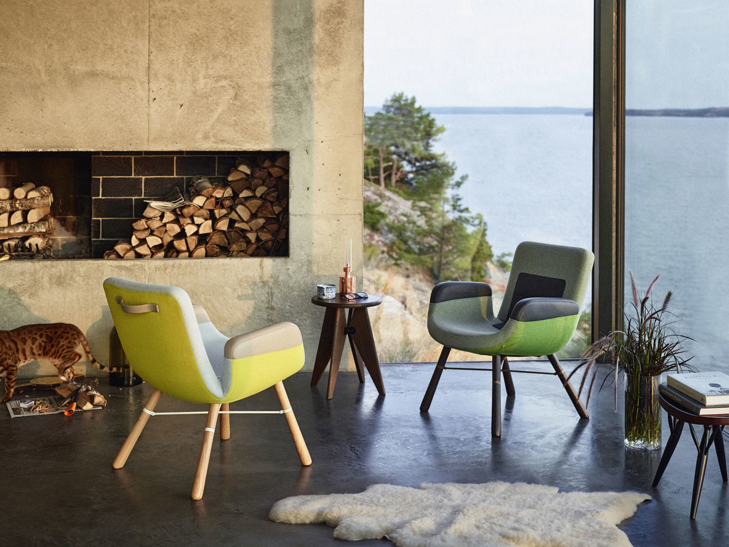 Tabouret Bois stool Vitra