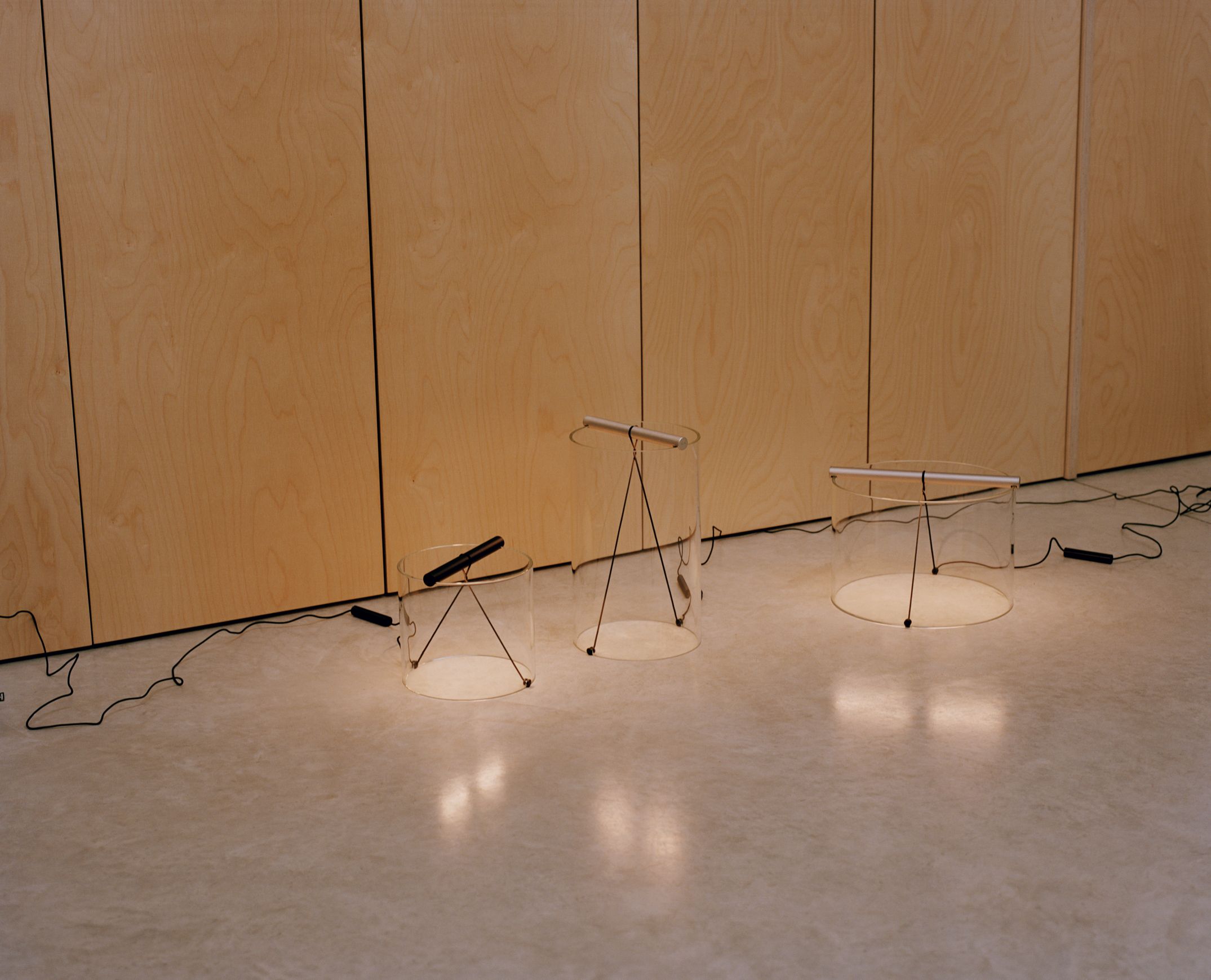 To-Tie T3 LED Table Lamp Flos Black anodised