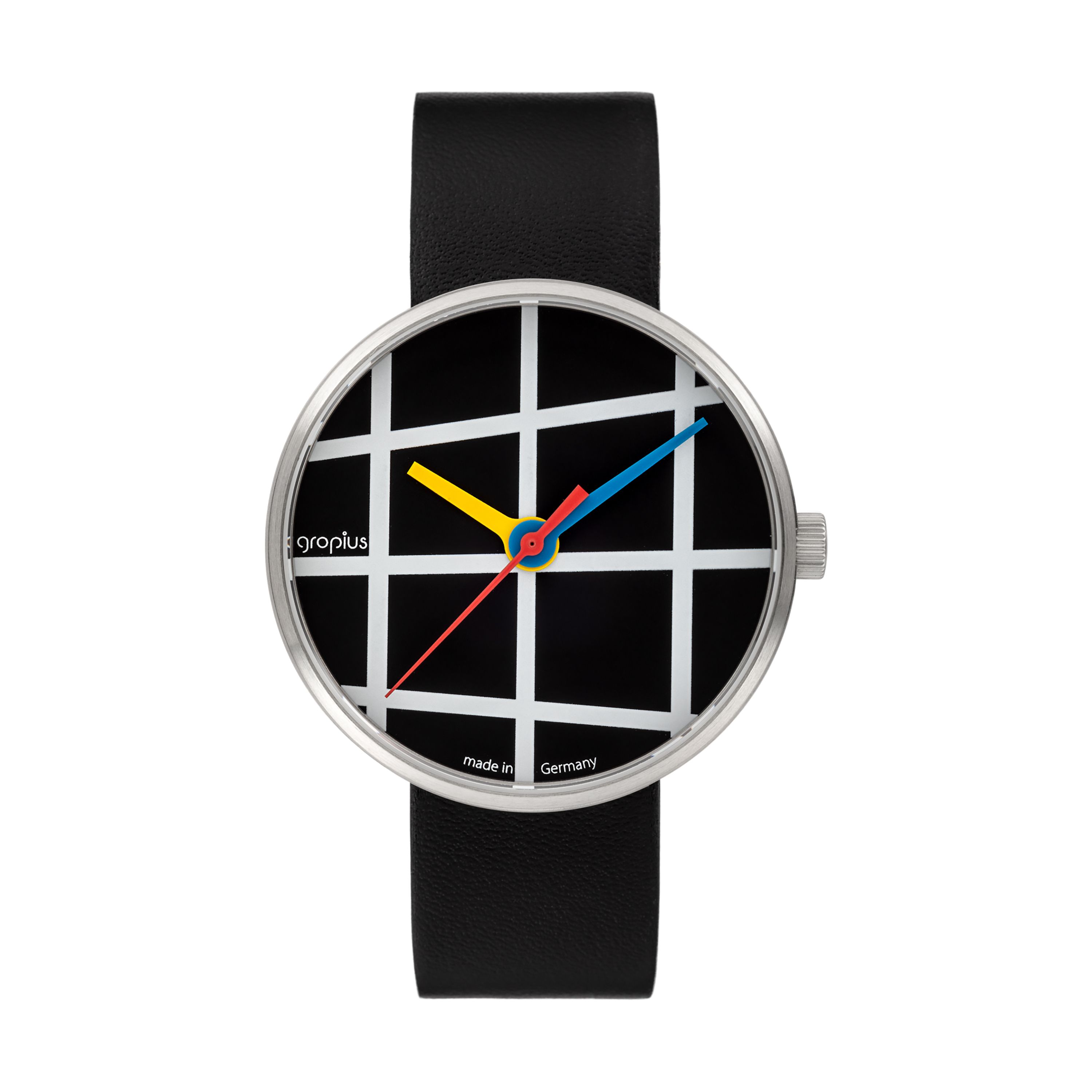 Window watch with leather strap Walter Gropius SINGLE PIECES