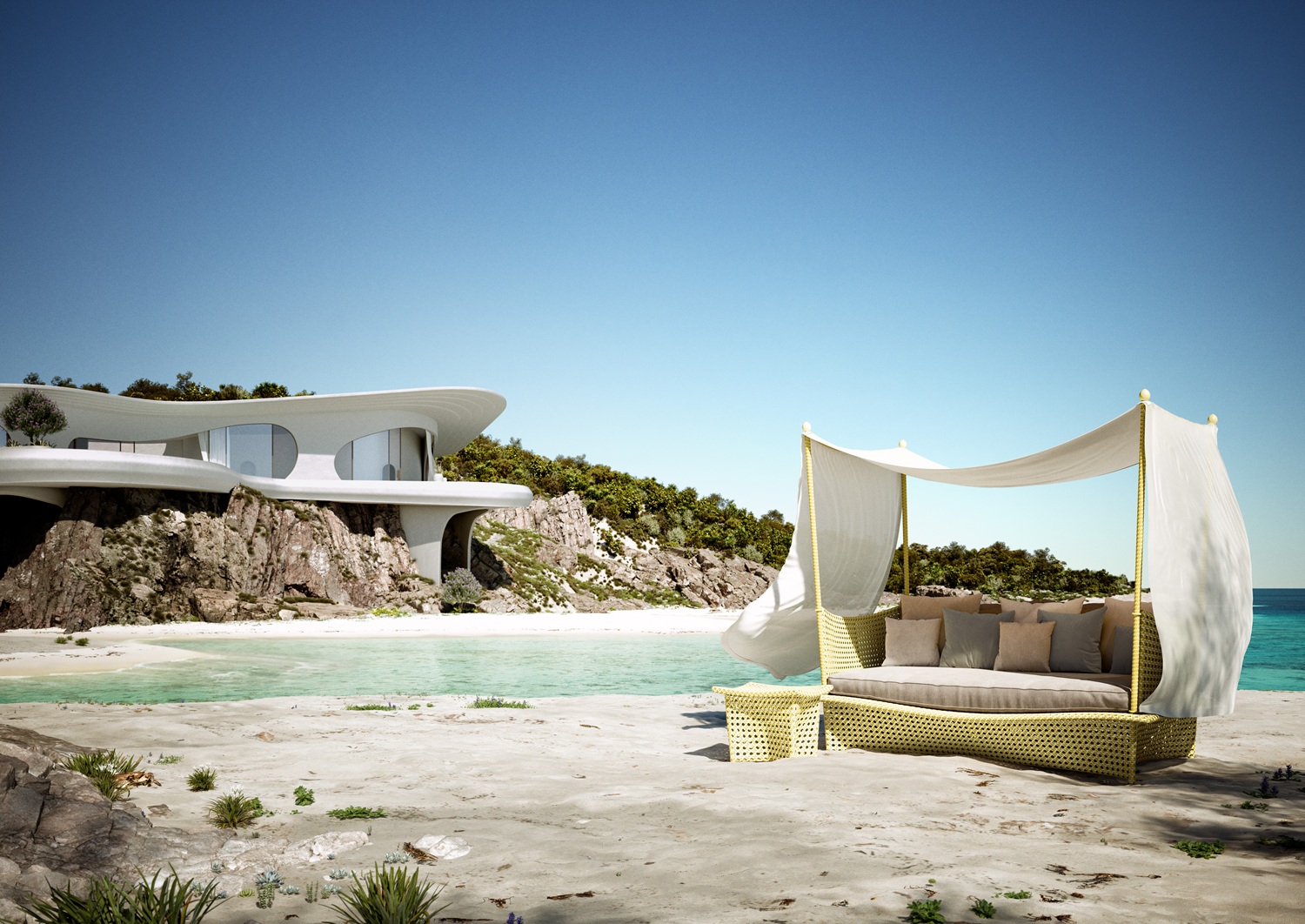 Daydream Daybed with Cushion Dedon