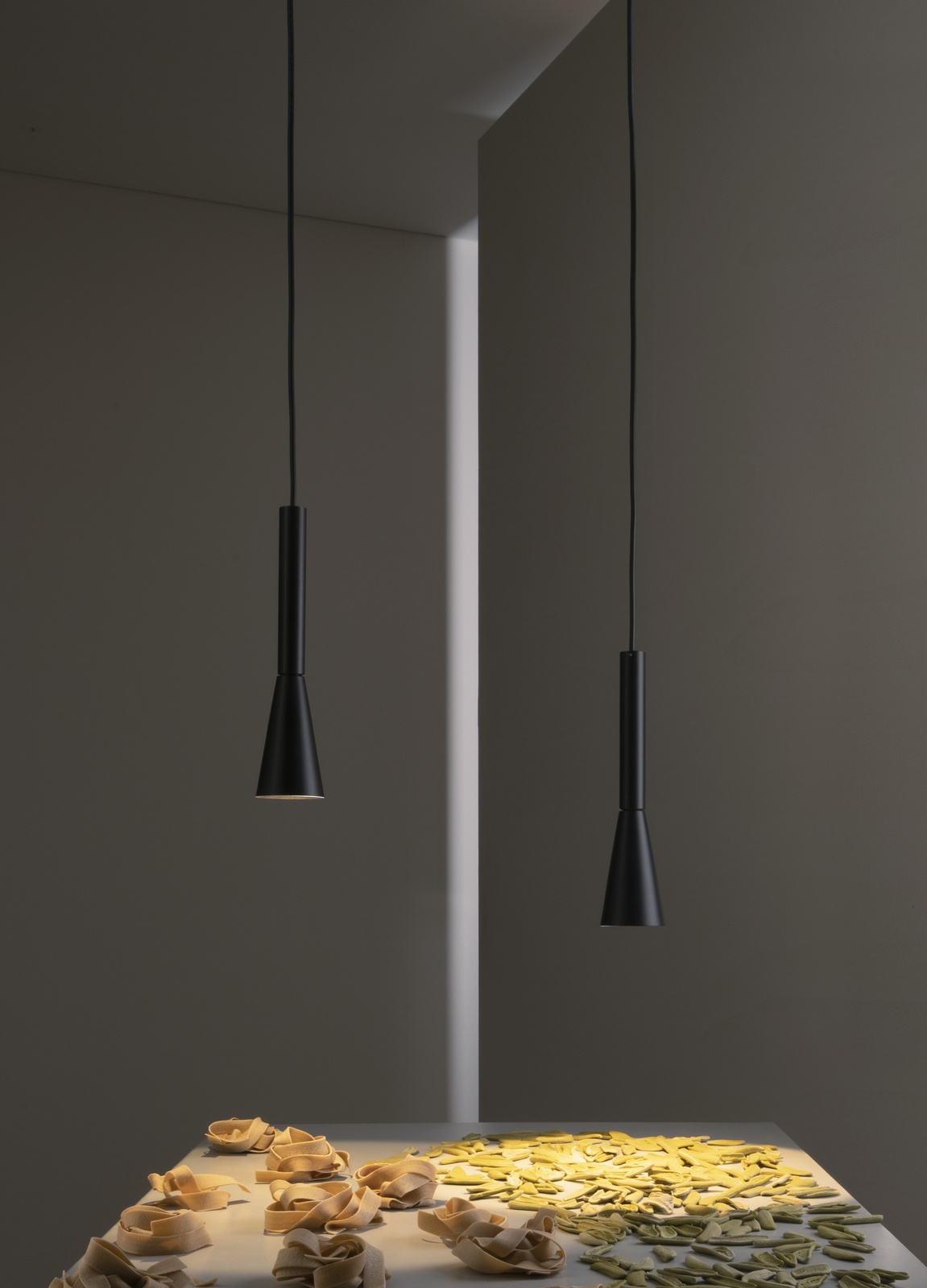 Colibrì Suspension lamp black Martinelli Luce
