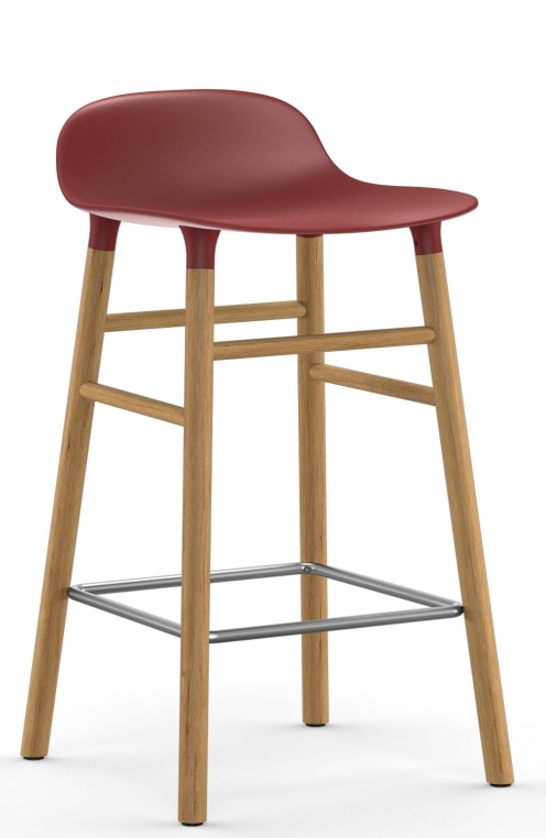Form Barstool  H 65 cm Wood Normann Copenhagen
