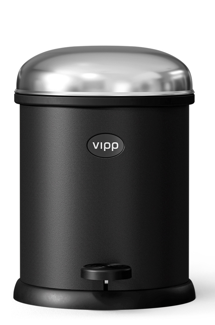 VIPP12 / VIPP 12 Bin Pedal bin 3L Vipp Black