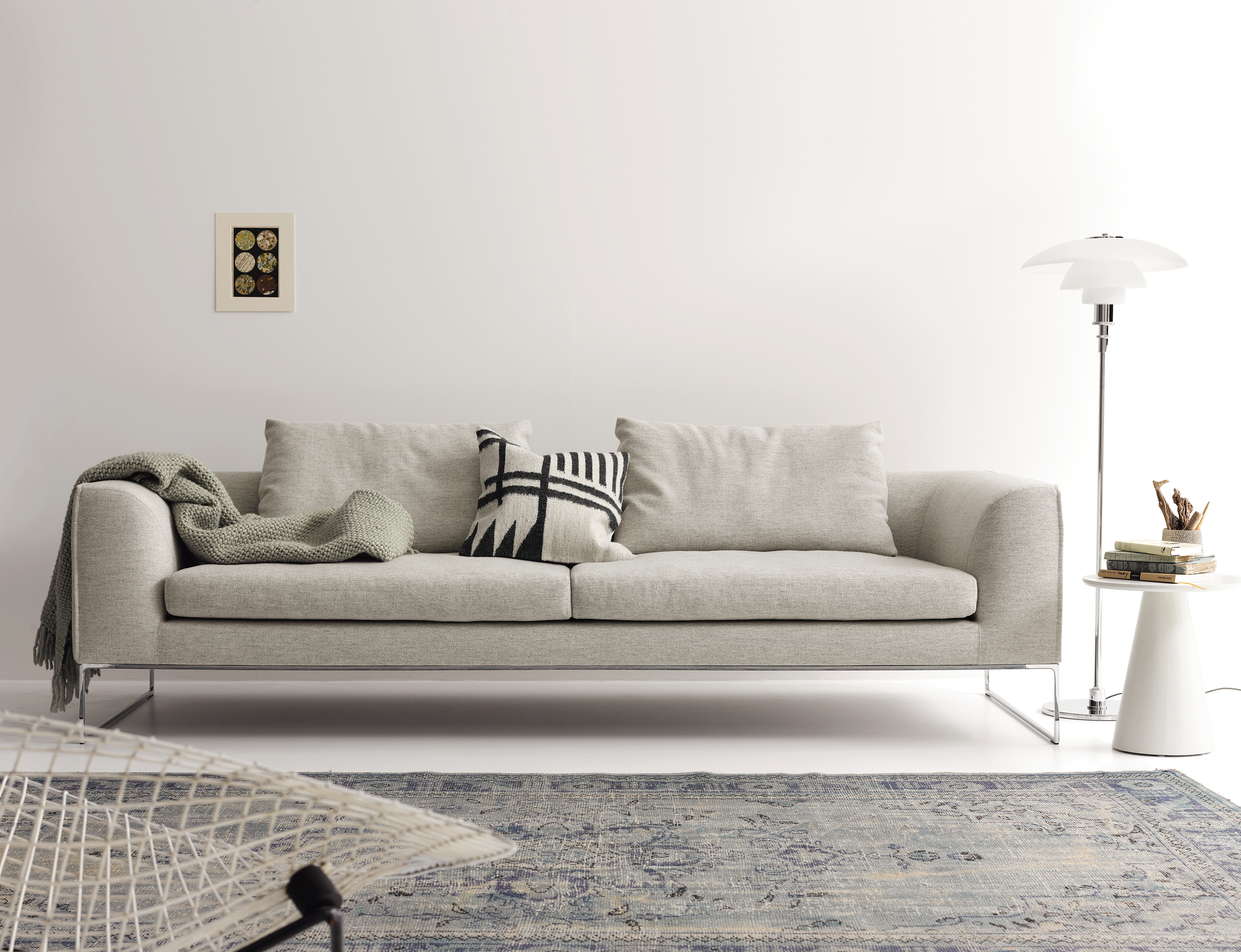 Mell Lounge Sofa Light grey Cor