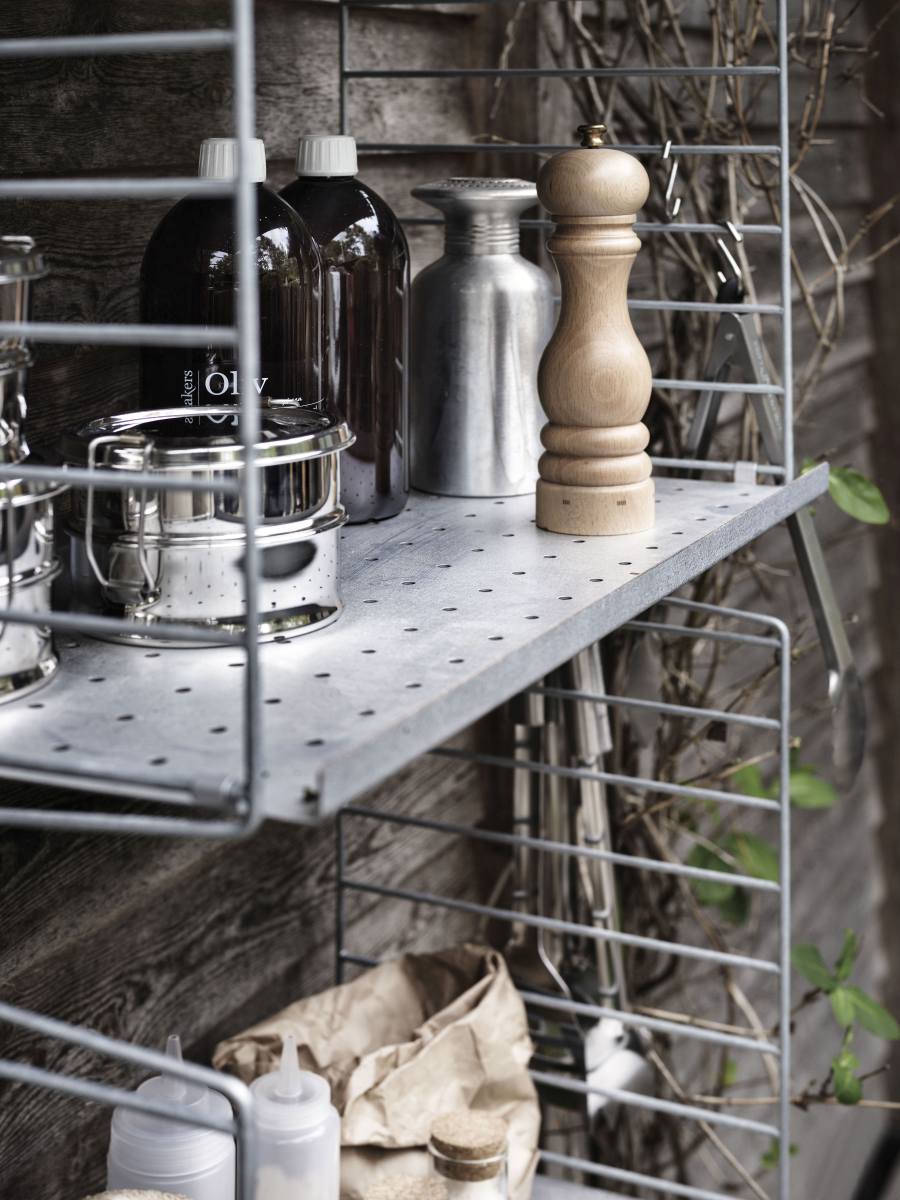 String Outdoor Wall Shelving System C String Furniture