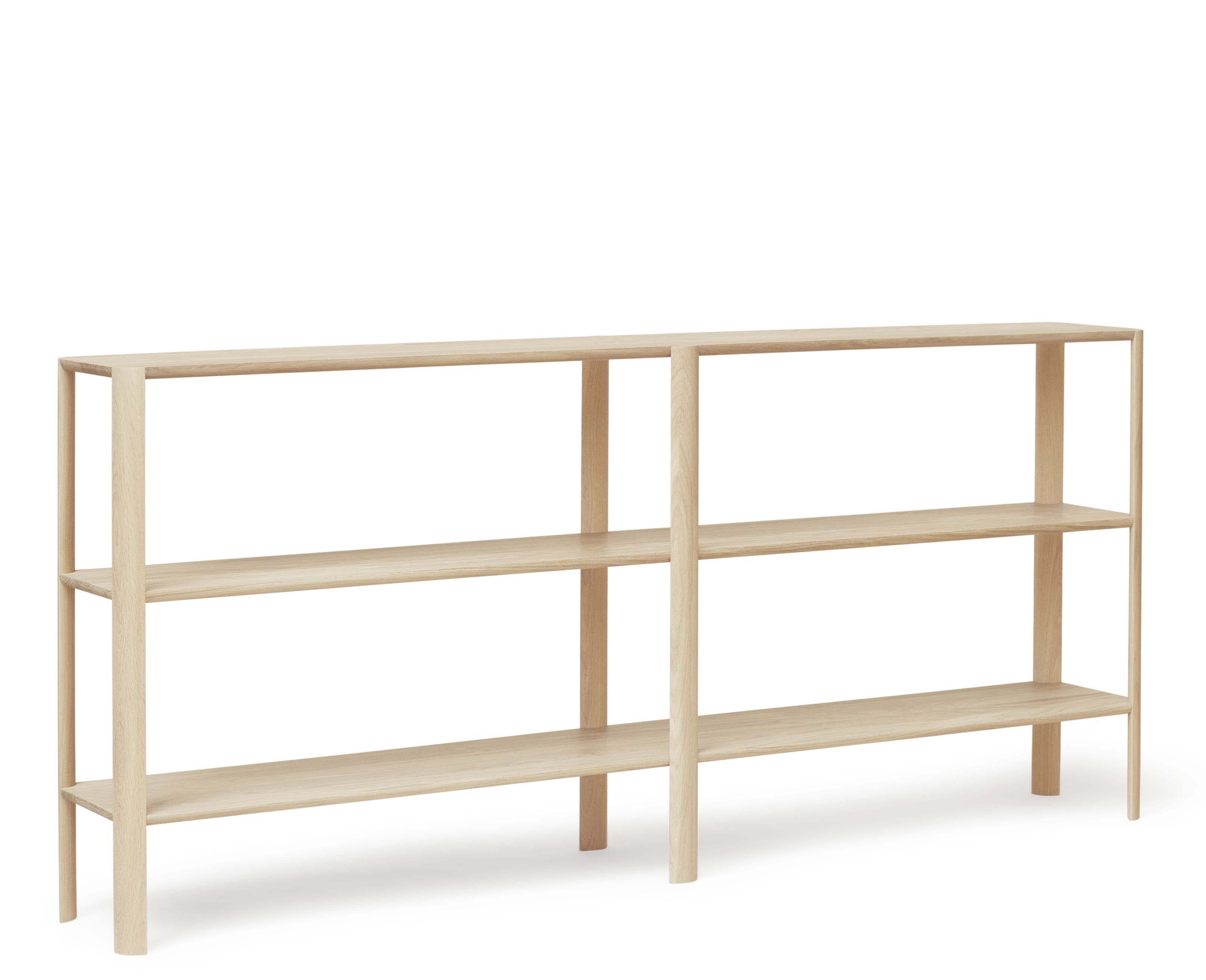 Leaf Shelf 2x3 Oak white oiled Form & Refine