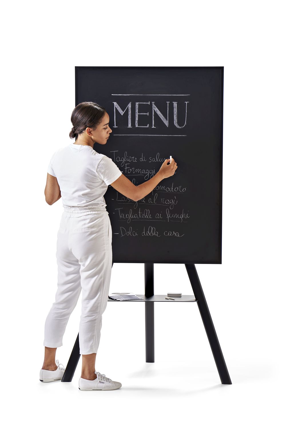 Cartesio Multimedia Stand black Opinion Ciatti