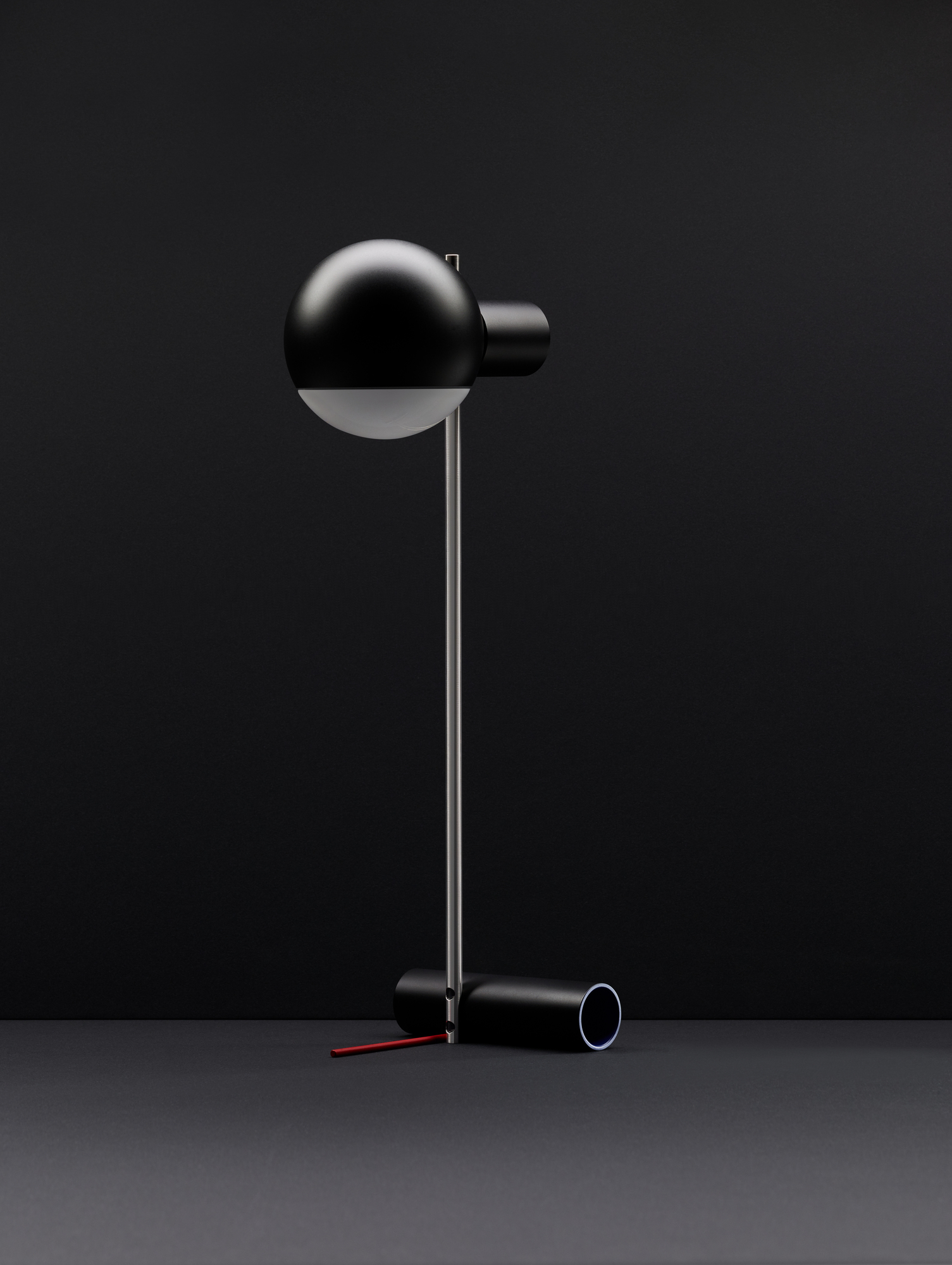 L25 Tafellampje LED Table Lamp Reedition Tecta Shiny Black