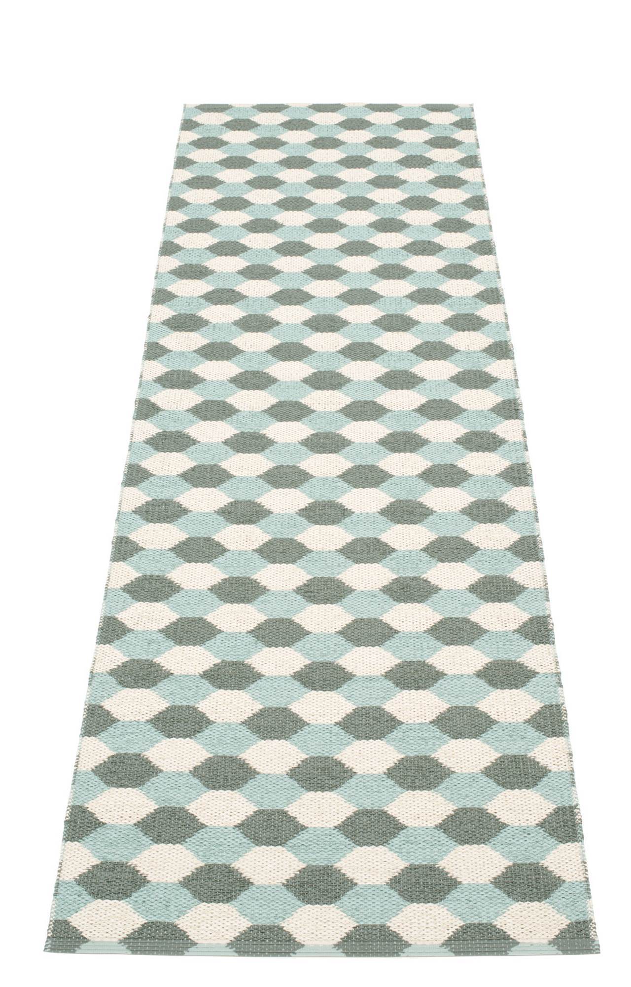 Dana plastic carpet 70x250 gray Pappelina