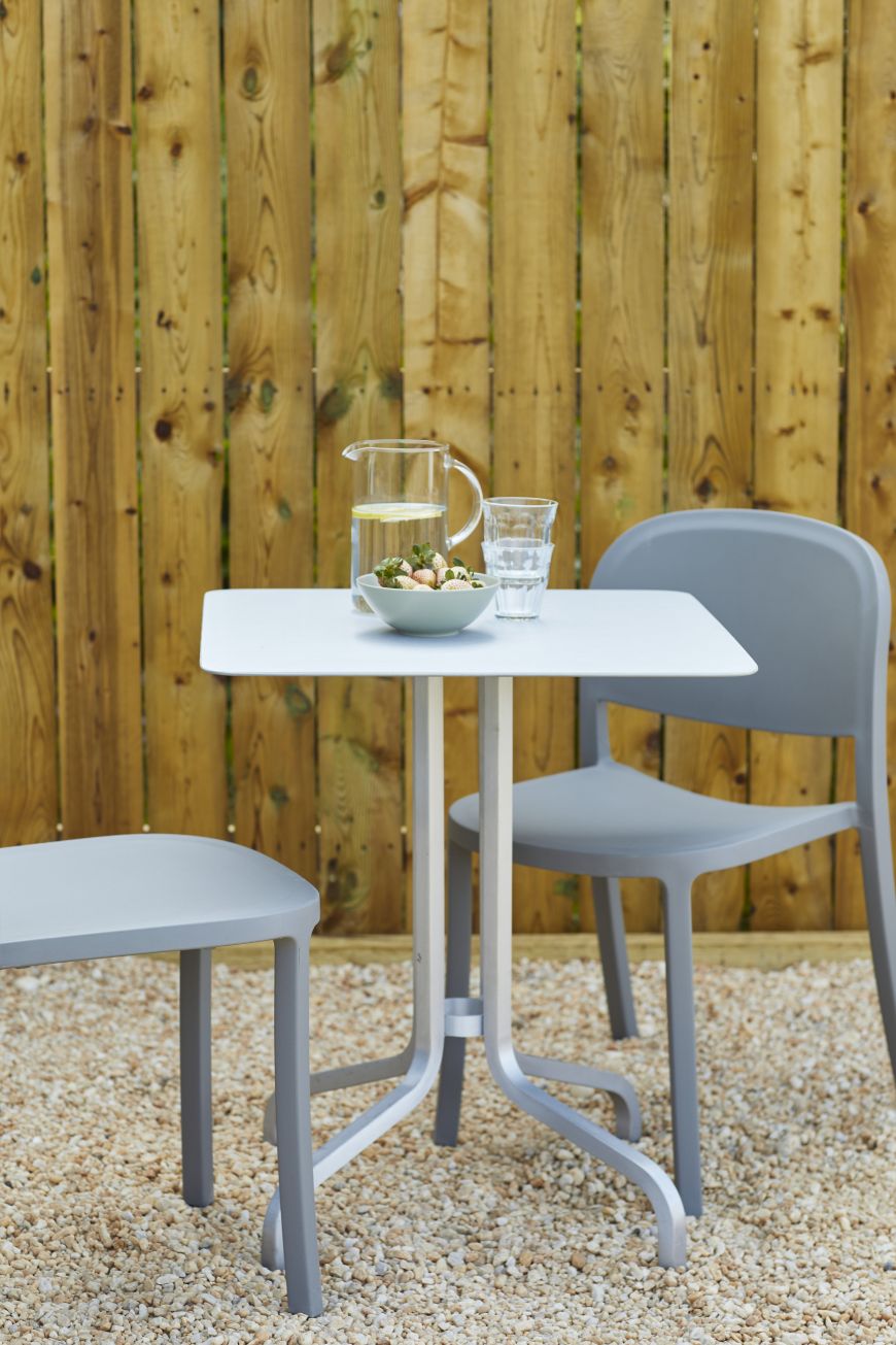 1 Inch Reclaimed stackable Chair blue Emeco