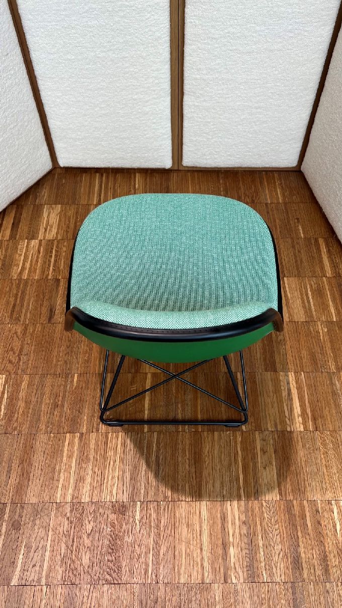 Eames Plastic Side Chair LSR Fully Upholstered Chair Vitra EXHIBITION PIECES