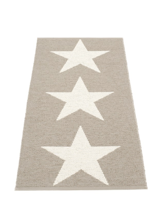 Viggo One Synthetic carpet 70x150 cm Pappelina Mud