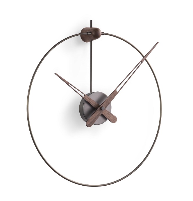 Micro Anda Wall Clock nomon Black