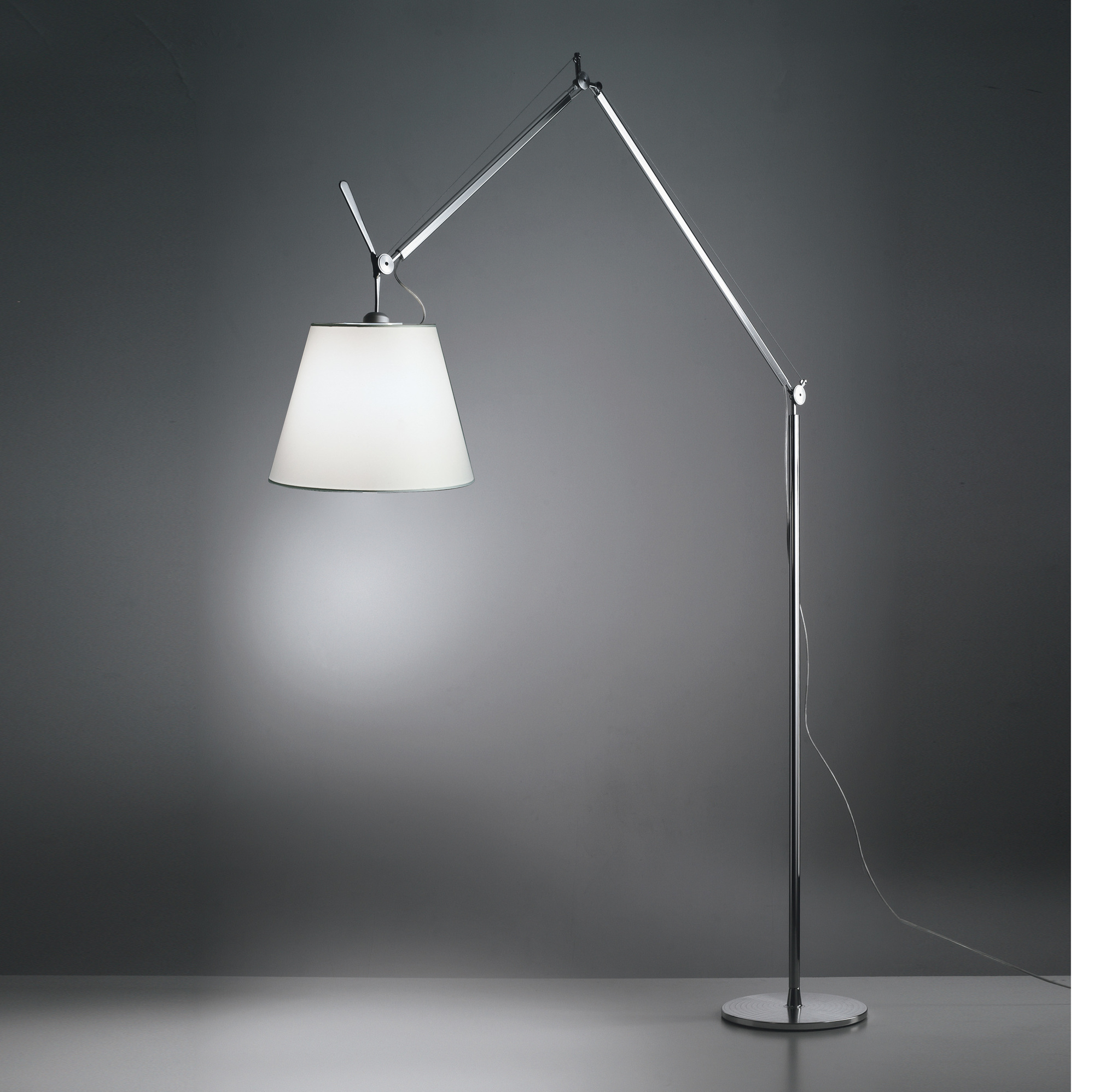 Tolomeo Mega LED Floor lamp Body with dimmer (part 1 of 3) Artemide