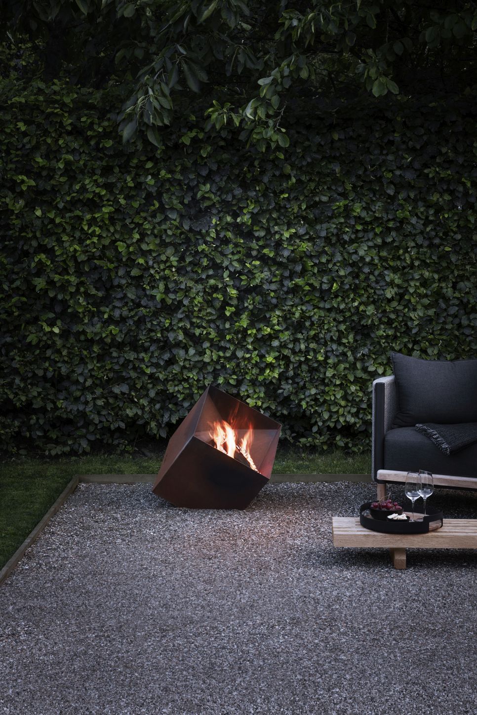 FireCube fire bowl and grill Eva Solo 