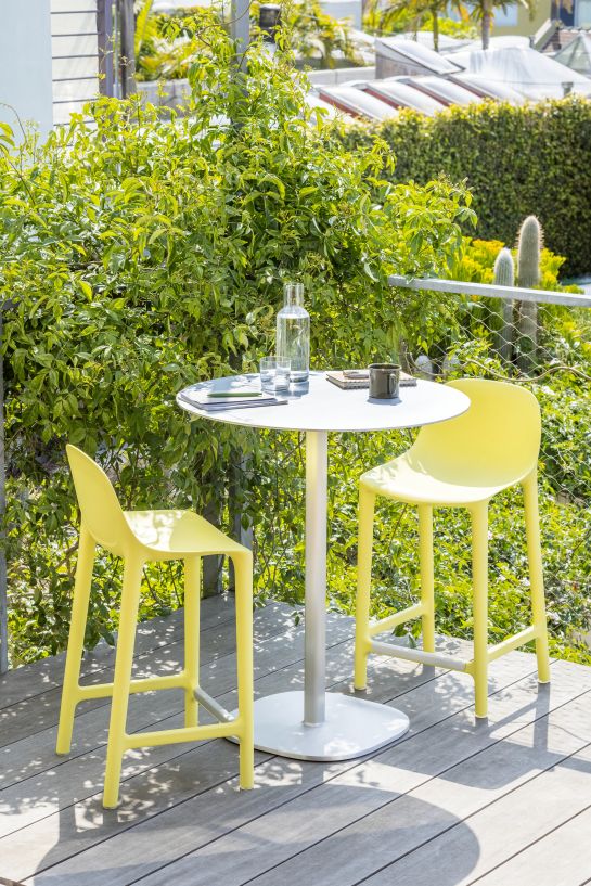 Broom Counter Stool Butter Yellow Emeco