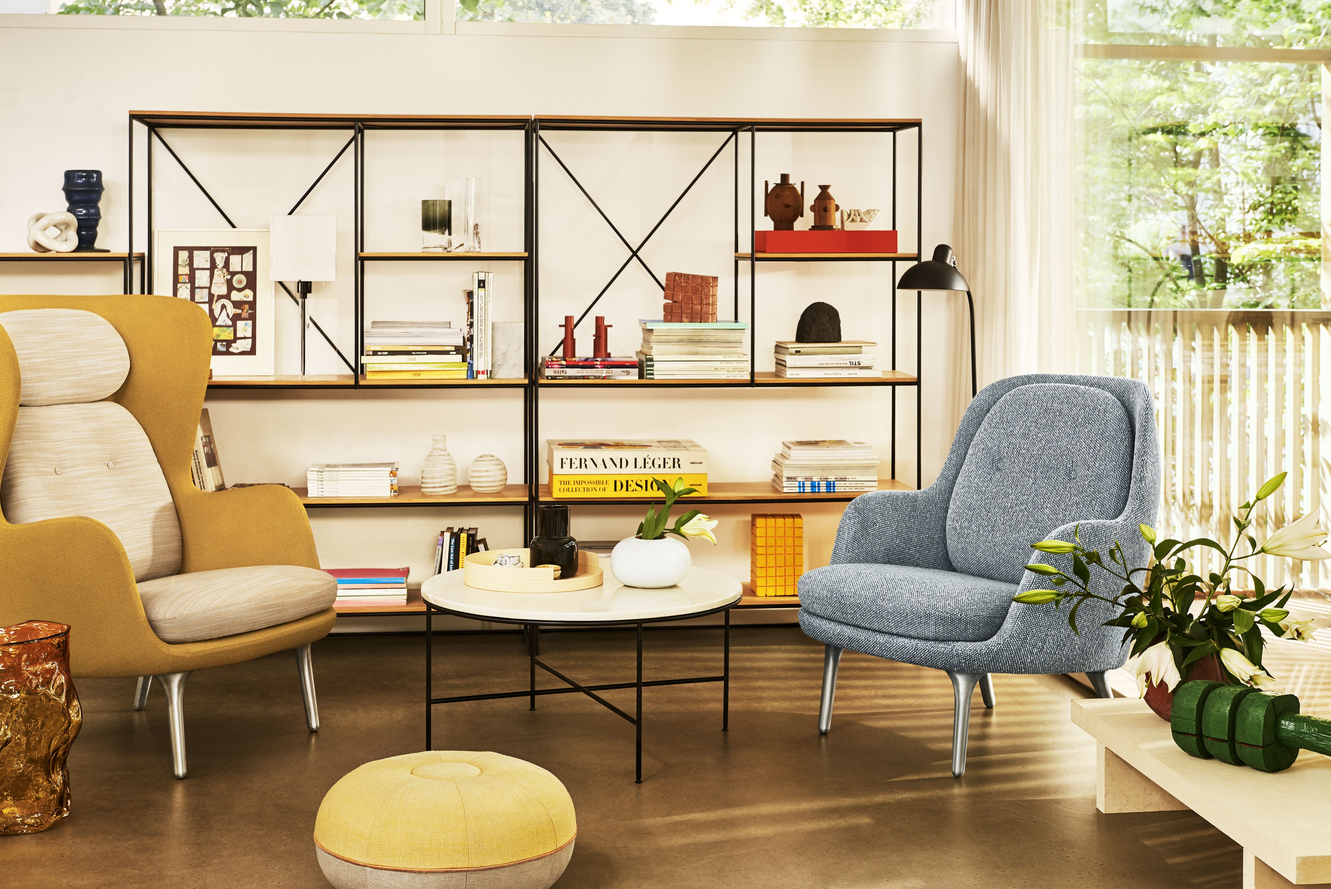Ro Armchair Wood Fritz Hansen