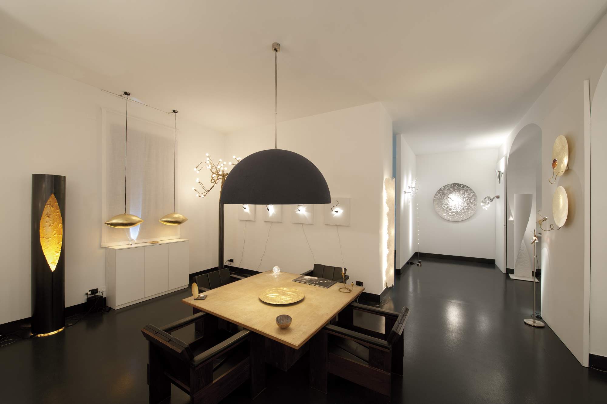 Malagola pendant light L 55 cm / GOLD Catellani & Smith SINGLE PIECES