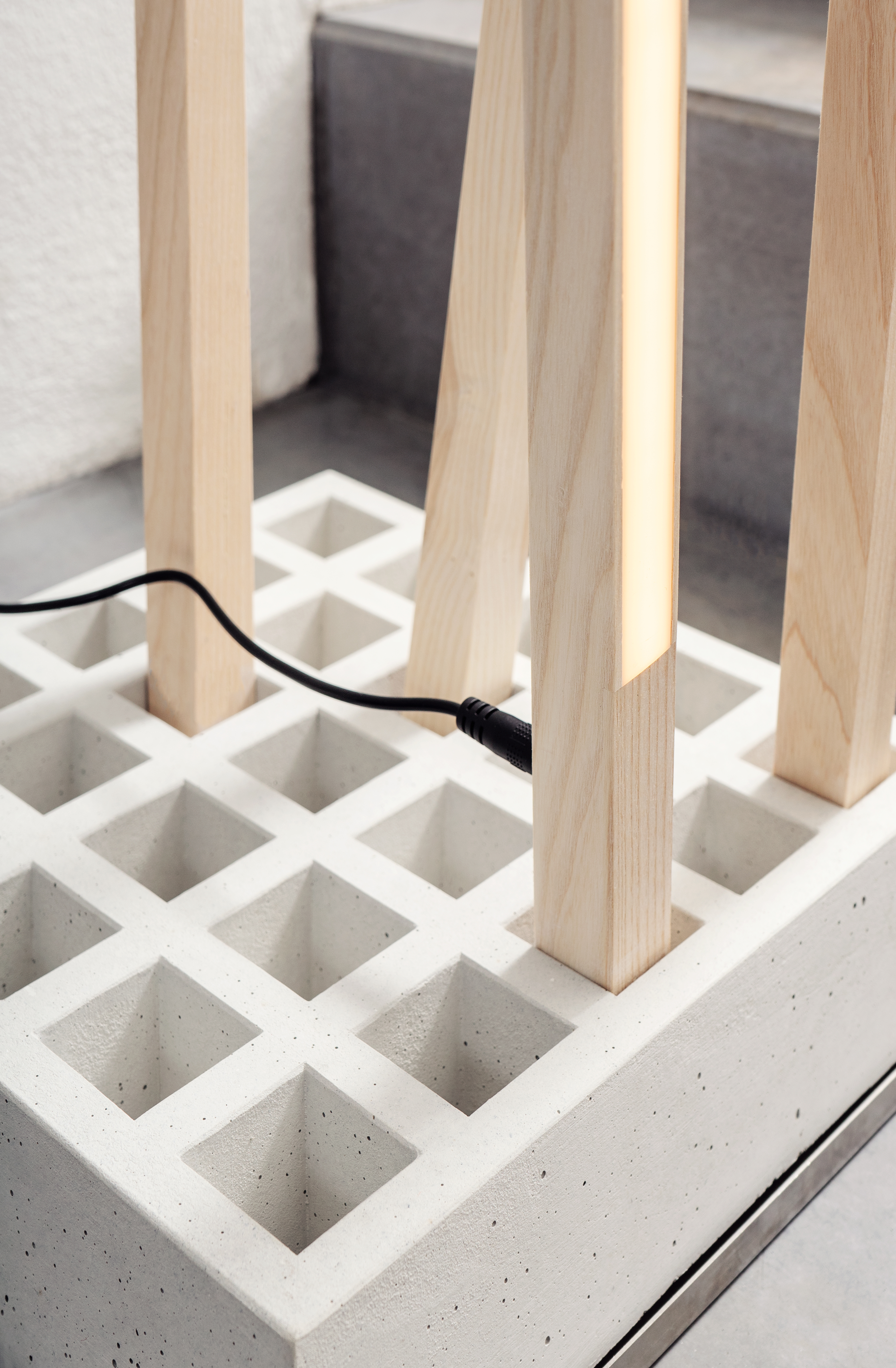 Pin Coat rack / Pin Light Nils Holger Moormann