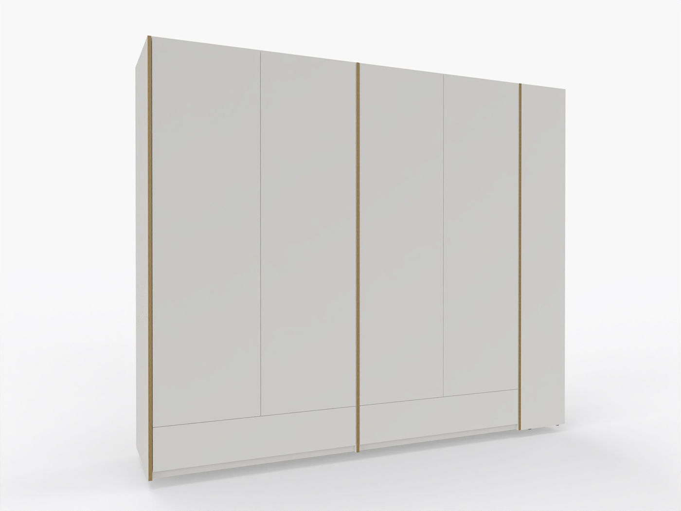 MODULAR PLUS wardrobe combination double wardrobe with 2 drawers and add-on wardrobe right Müller Möbelwerkstätten