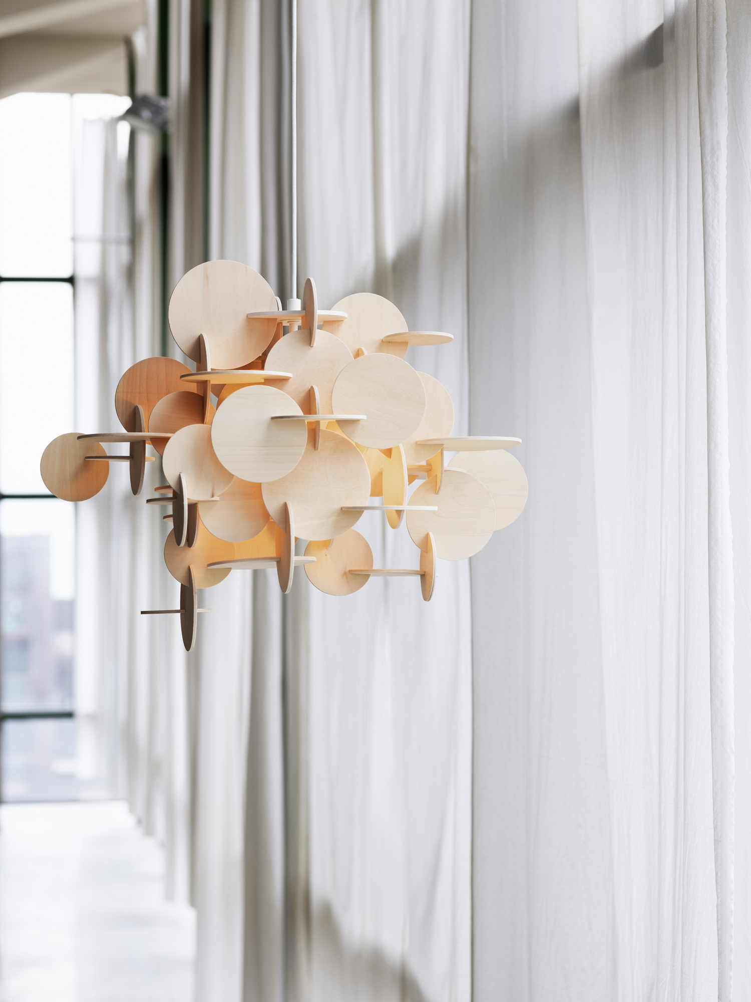 Bau Lamp Nature Pendant light Normann Copenhagen Small