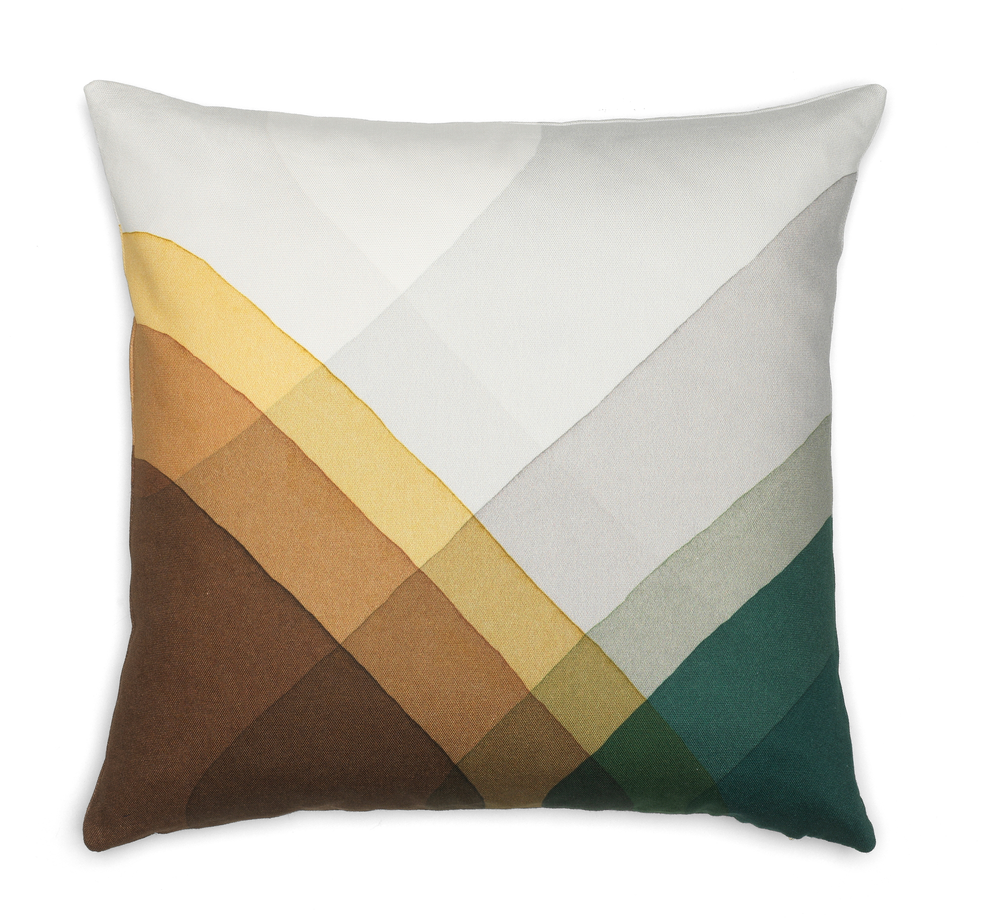 Heringbone Pillows Cushion Vitra Brown