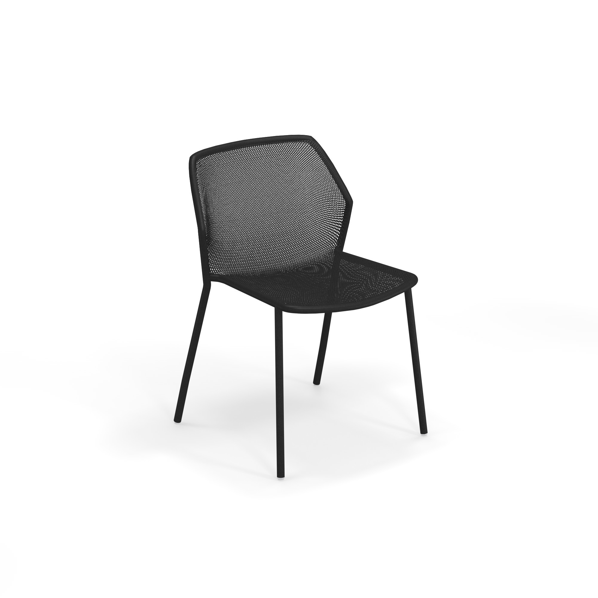 Darwin chair ANTIQUE IRON with seat cushion 700/4 ECRU Emu SINGLE PIECES