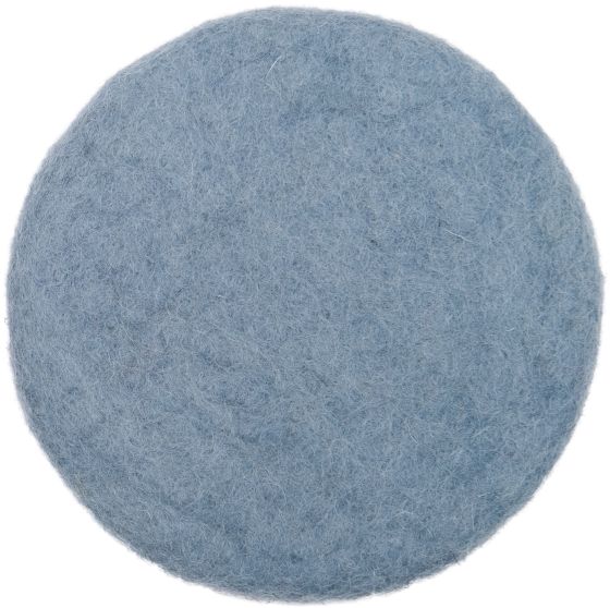 Mono Round Felt Rug Ø 160 cm myfelt Mia (light blue)