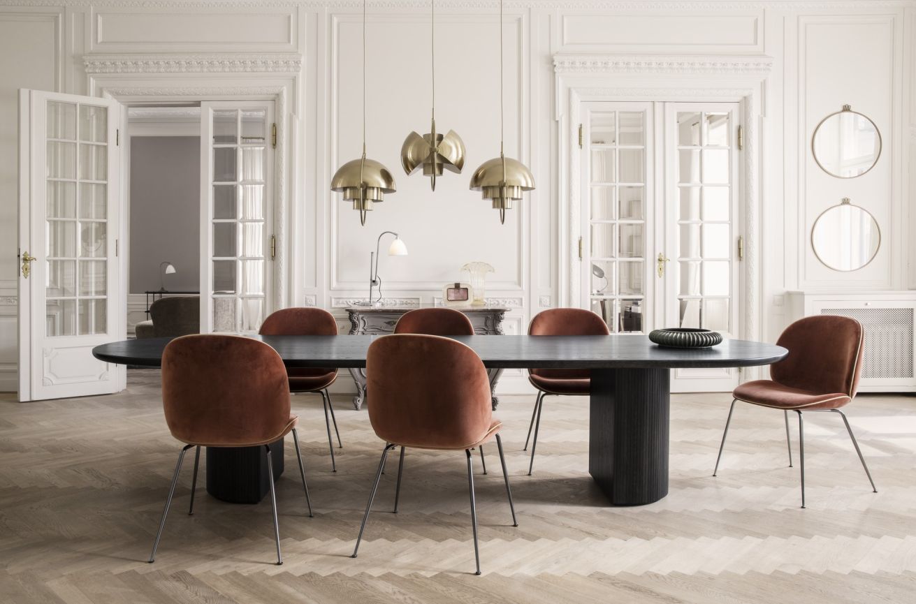 Multi-Lite pendant lamp Brass Gubi