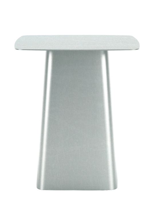 Metal Side Table Medium Galvanised Outdoor Vitra