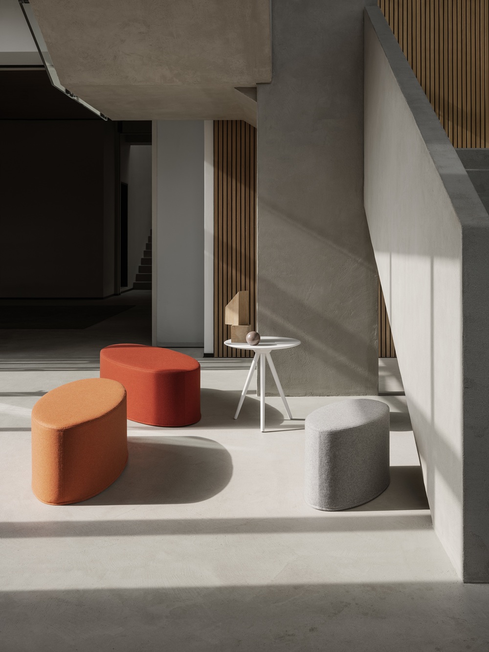 Bon Bon Pouf Stool Medium Softline