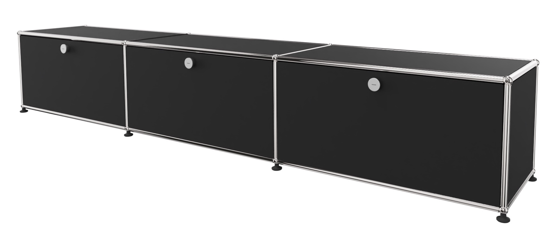 USM Haller Lowboard 3 Flaps Graphite black - FAST DELIVERY