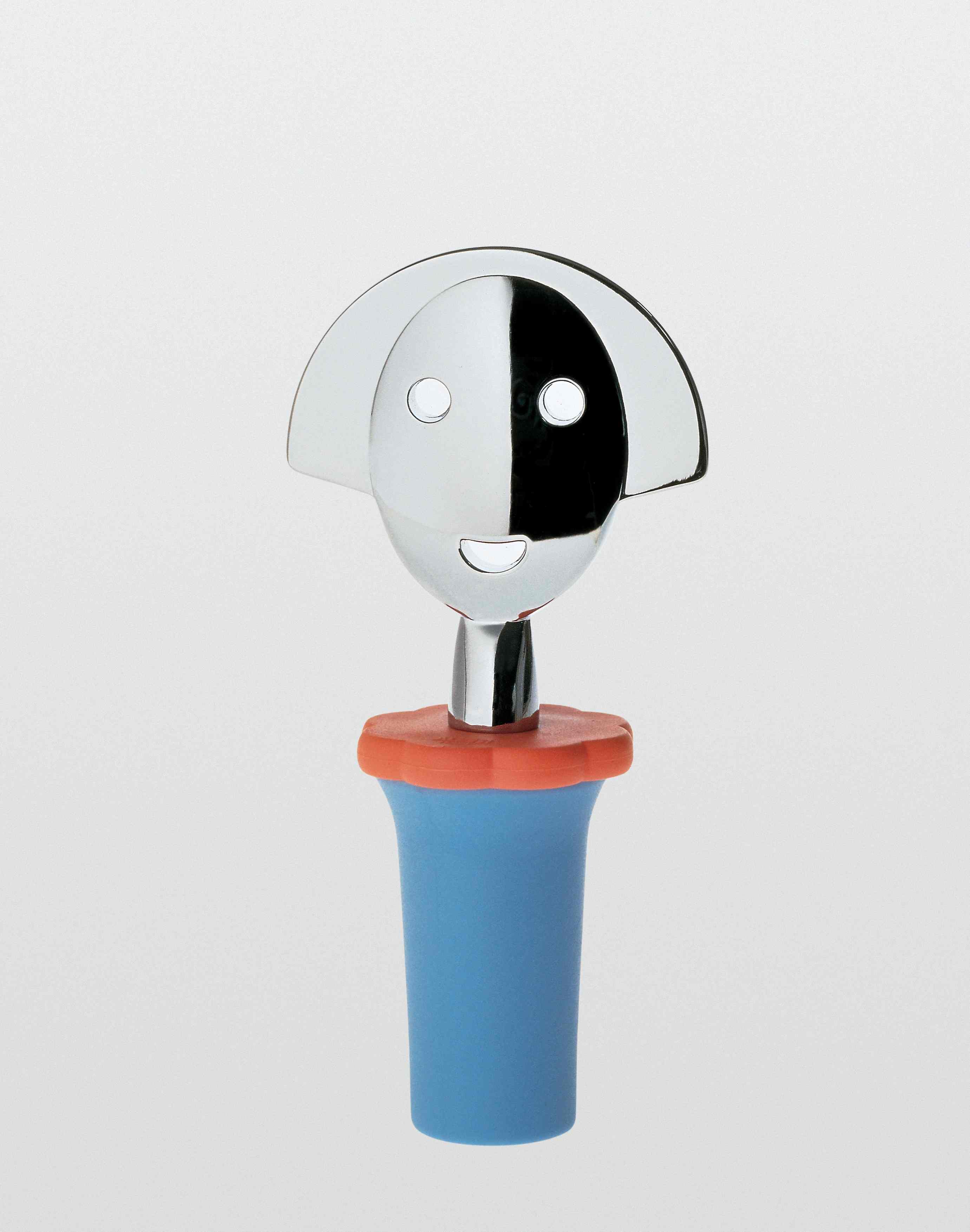 Anna Stop 2 AAM06 Bottle stopper Alessi Light blue