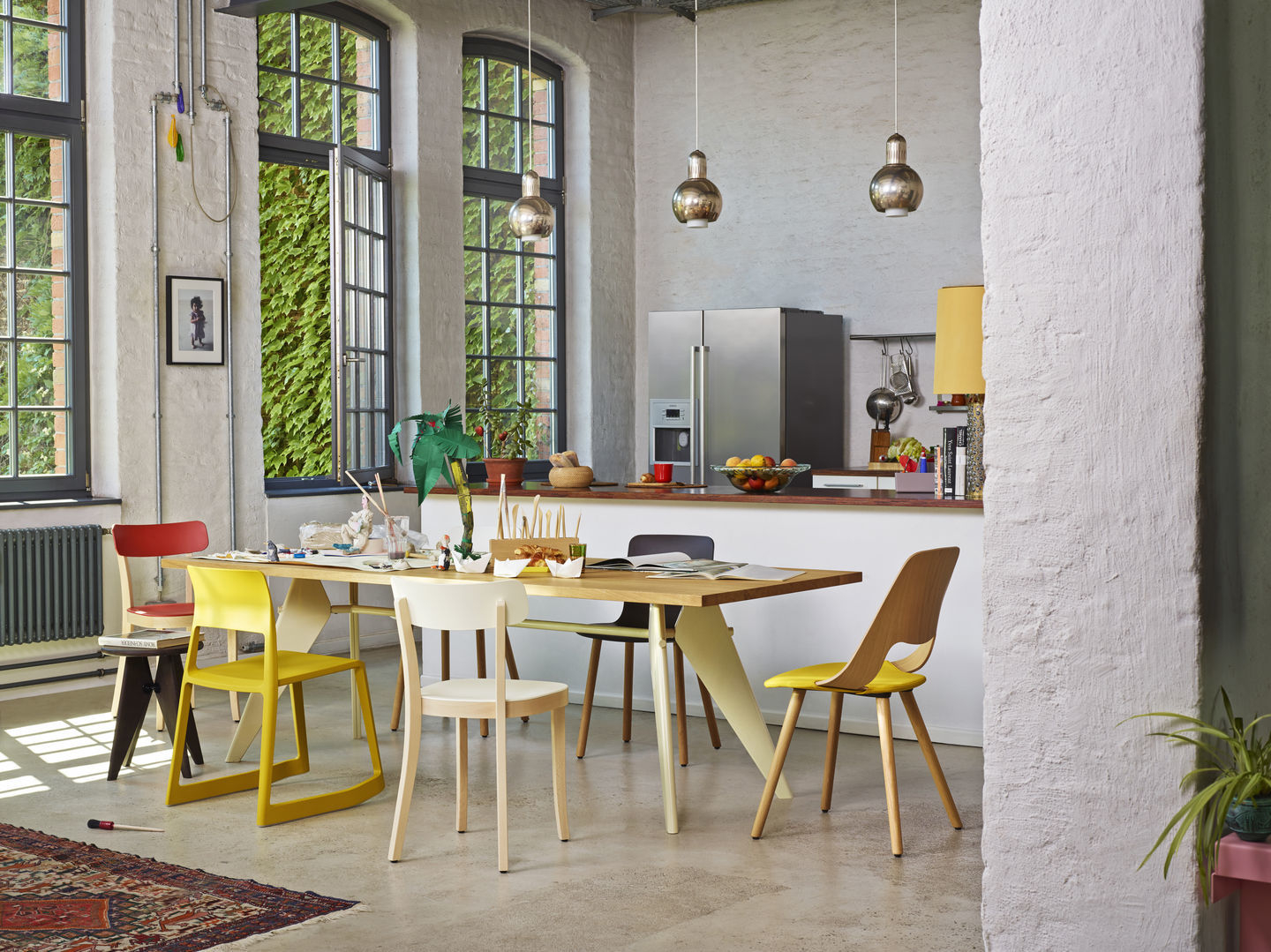 Tabouret Bois stool Vitra