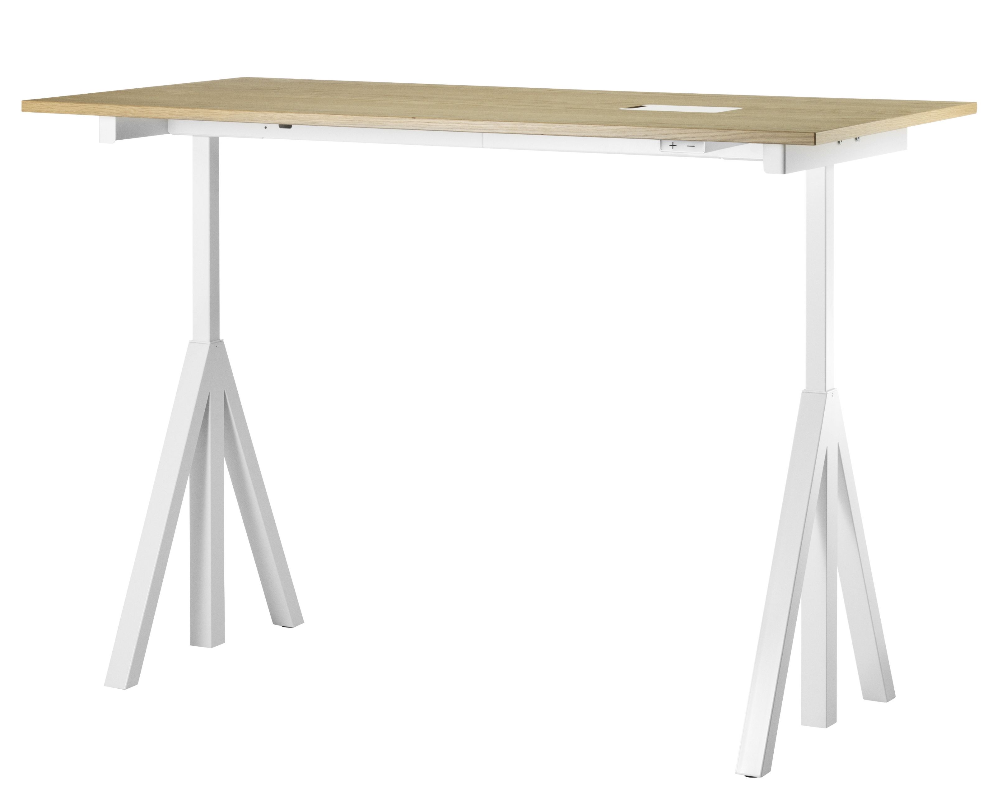 Height Adjustable Desk String Furniture Oak