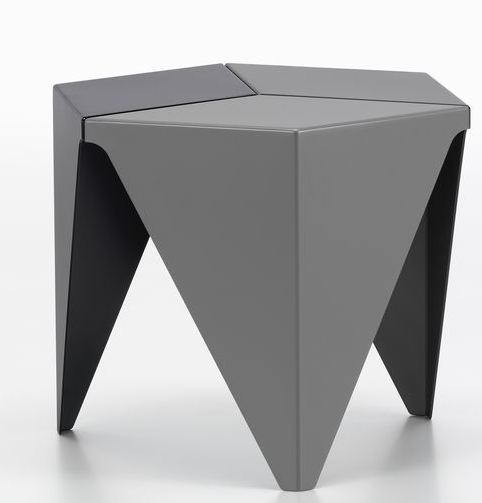 Prismatic Table side table, geometric design, Vitra