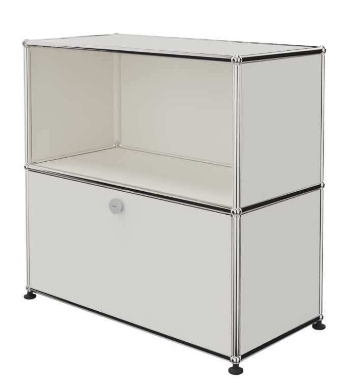 USM Haller Sideboard 1 Open / 1 Flap Pure white - FAST DELIVERY    