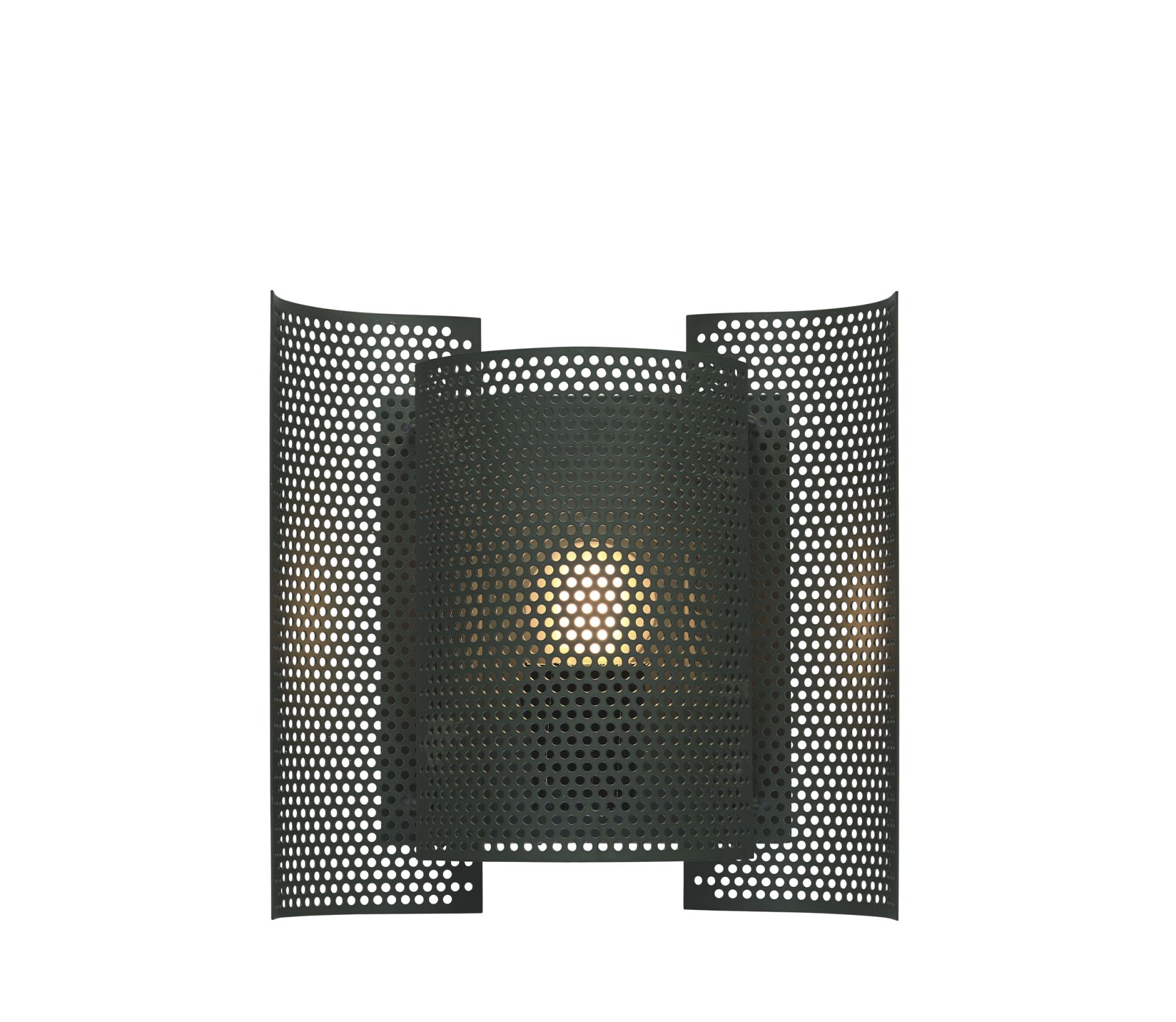 Butterfly perforated Wall lamp dark green Northern