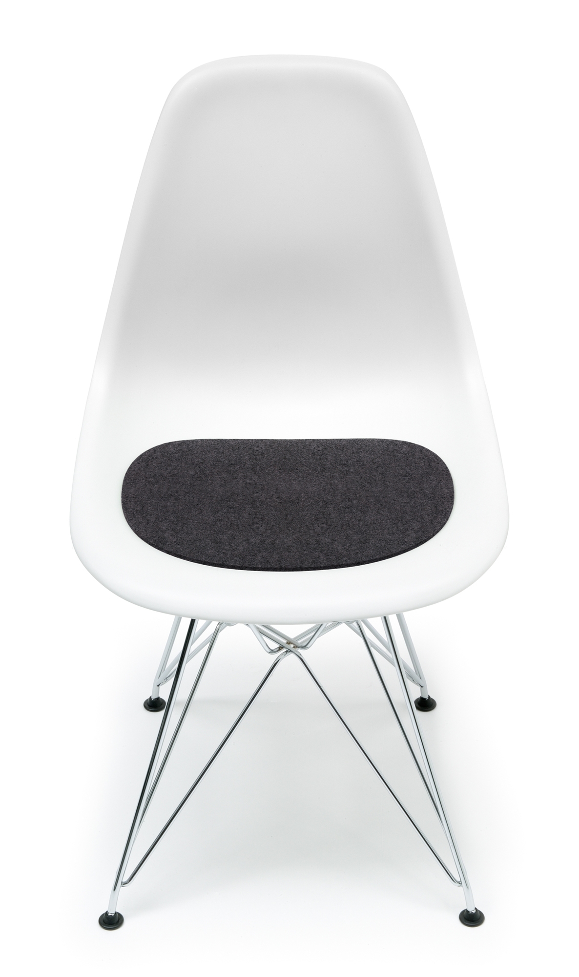 Seat pad-Felt pad Eames Plastic Side Chairs DSR / DSW Anthrazite Hey Sign