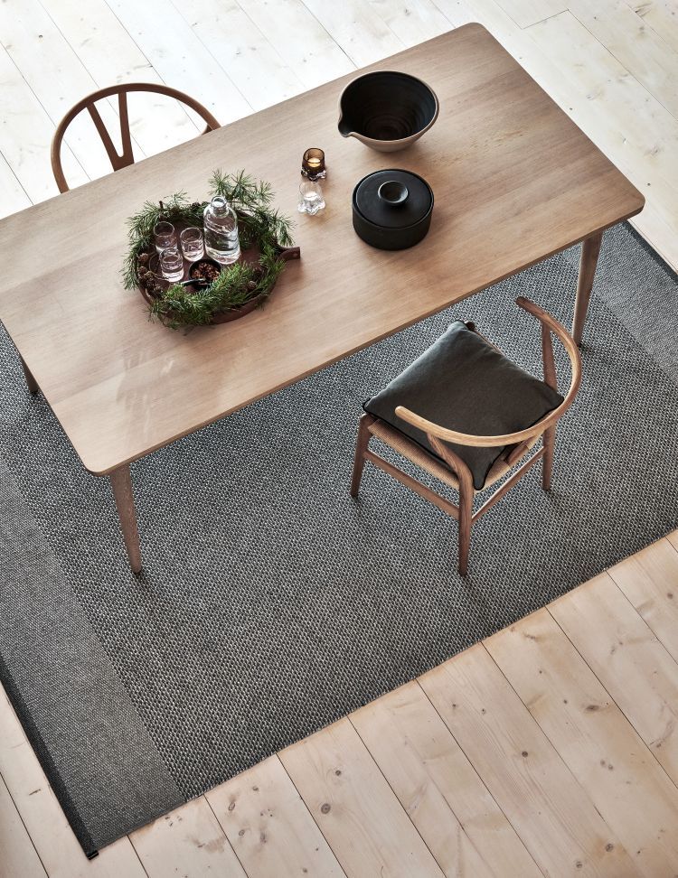 Edit carpet 60 x 85 cm DOVE BLUE / SMOKE BLUE / STONE Pappelina SINGLE PIECES
