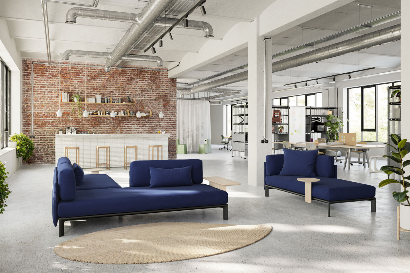 Anagram platform connector 2 pieces Vitra  