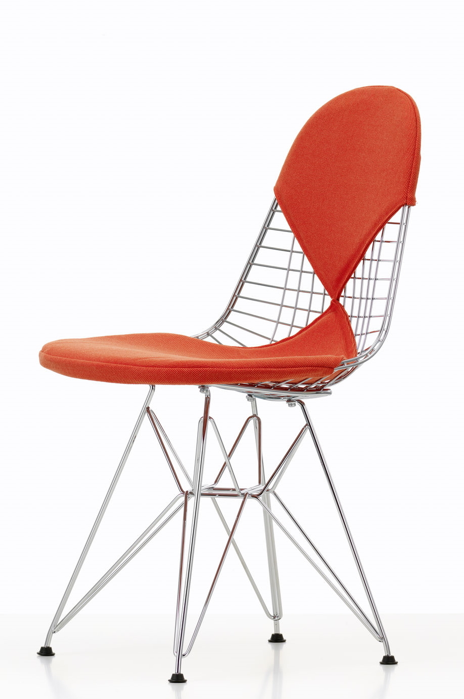 DKR-2 Wire Chair with seat and back cushion Vitra
