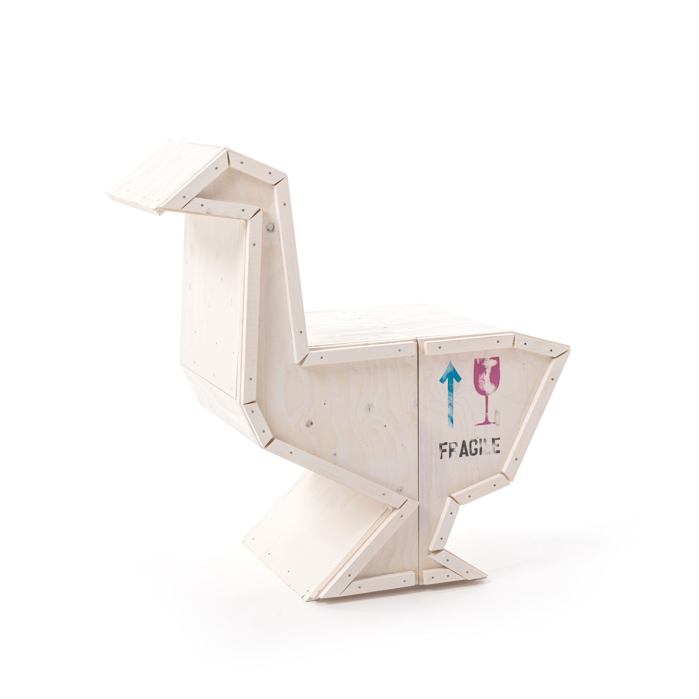Sending Animals Goose 2.0 cupboard white Seletti