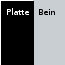 schwarz / Aluminium