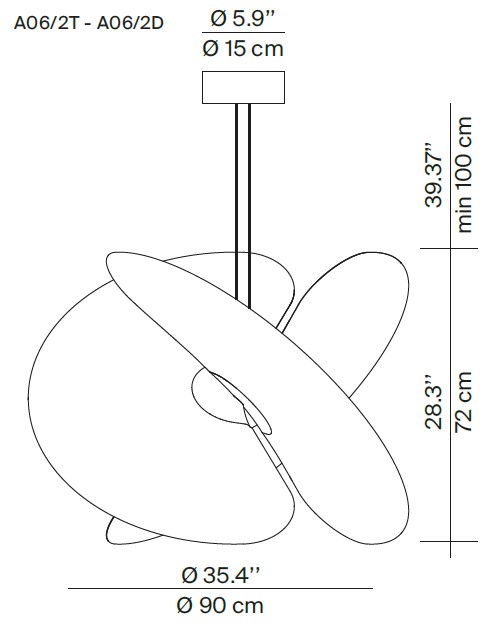 A06 2 Levante Pendant Light Luceplan
