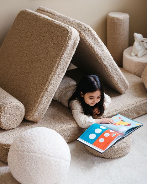 Play sofa teddy fabric Wigiwama