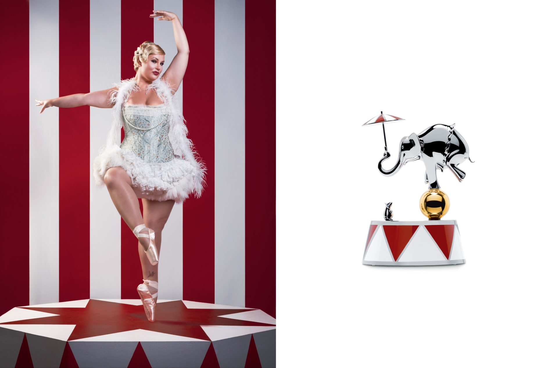 Alessi Circus MW37  The Ballerina Musical Box Alessi LIMITED EDITION