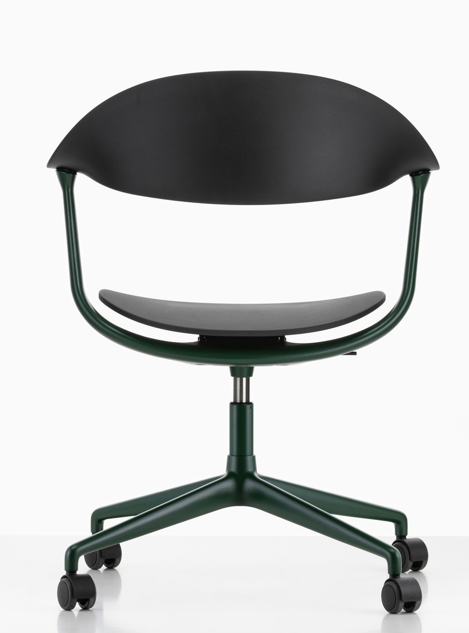 Mynt back and seat plastic office swivel chair Vitra