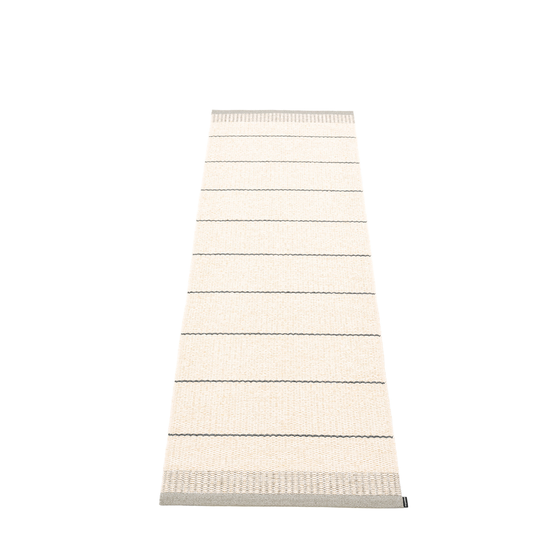 Belle Plastic Carpet 60x200 cm Pappelina Warm grey