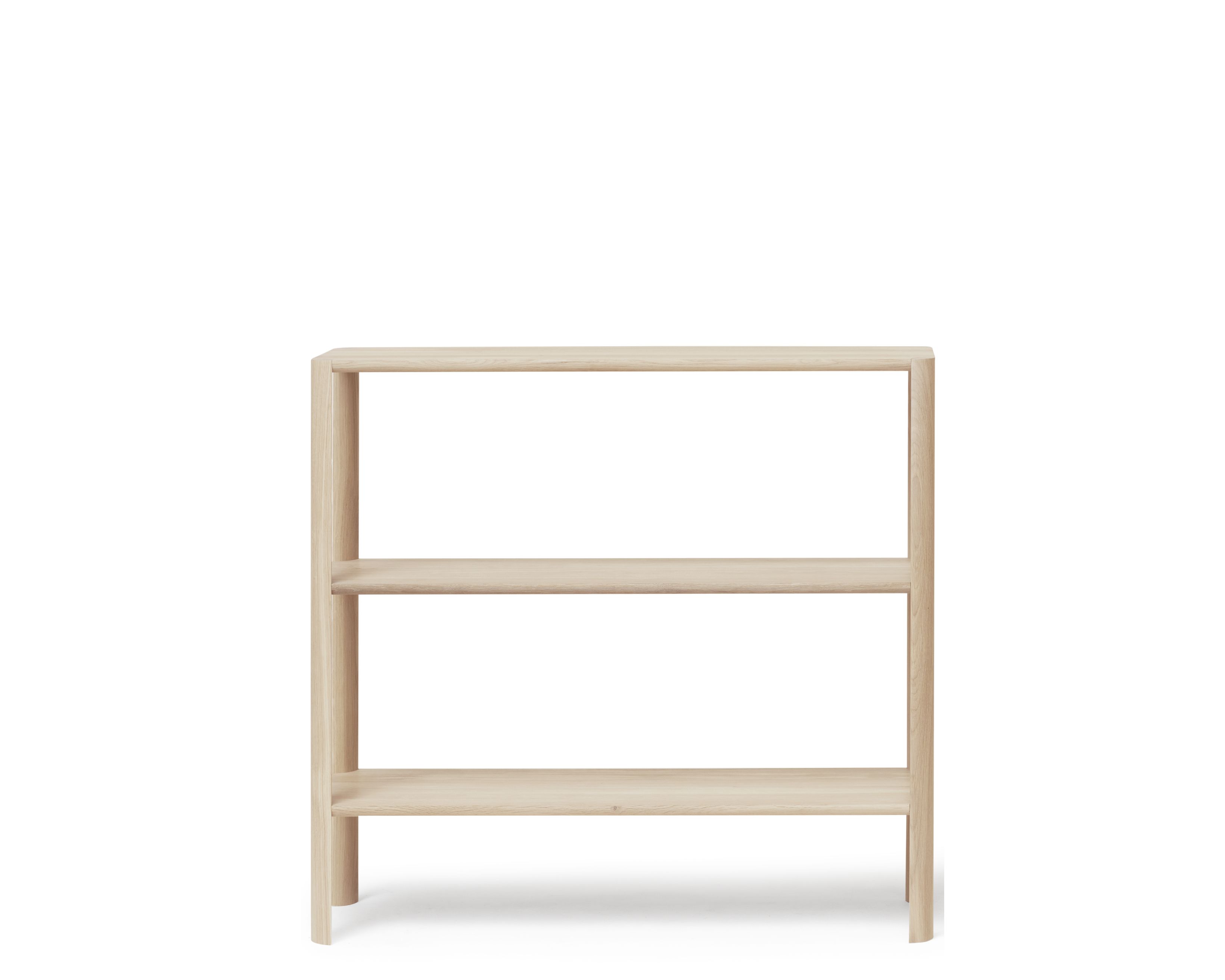 Leaf shelf 1x3 oak white oiled Form & Refine